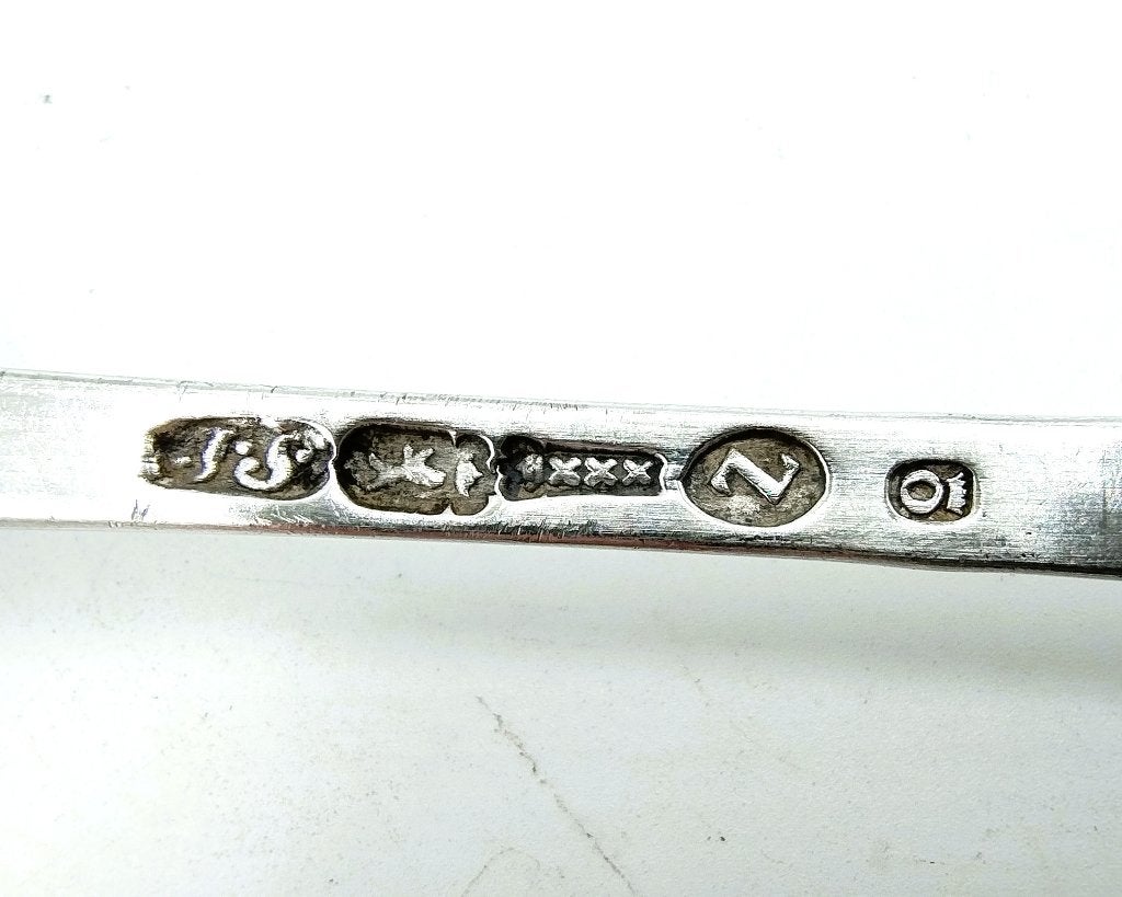 Zilveren lepel, J. Selling, Amsterdam, 1784, Verzenden, Zilver