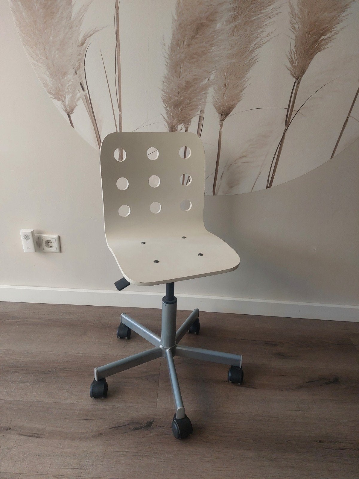 Ikea Jules bureaustoel voor kinderen, Ophalen of Verzenden, Gebruikt, Wit, Bureaustoel