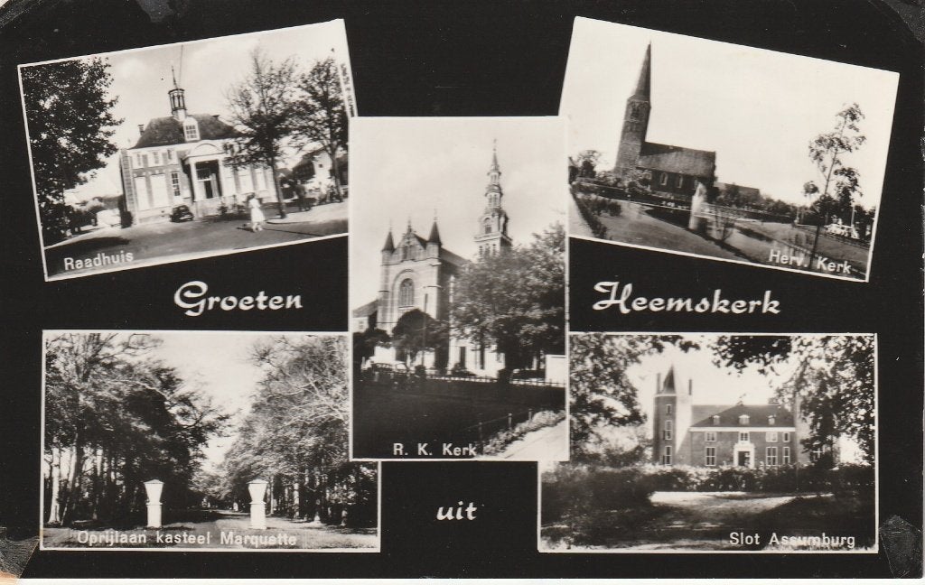 Heemskerk, Ophalen of Verzenden, 1940 tot 1960, Gelopen, Noord-Holland