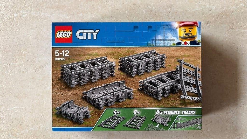 Lego 60205 Treinrails Lego city NIEUW, City, Lego, Nieuw, Ophalen of Verzenden