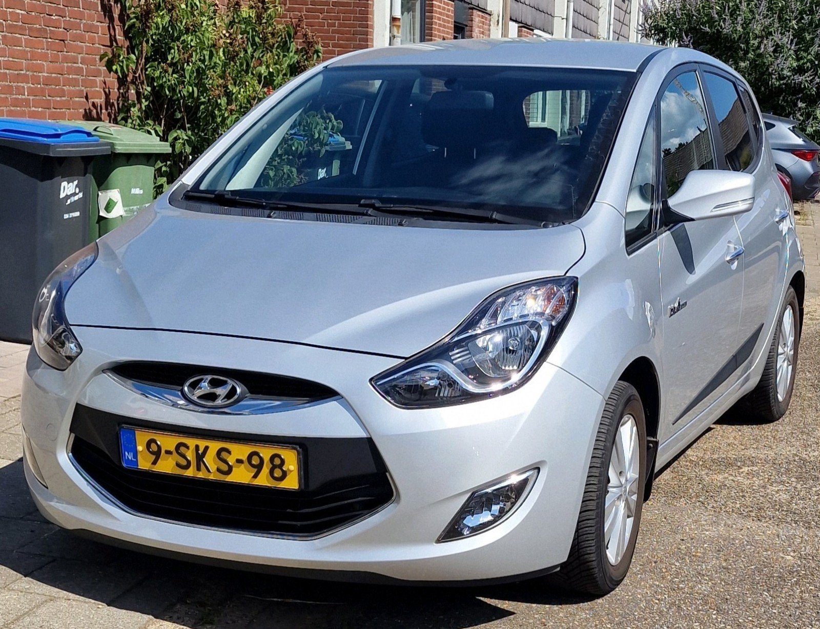 Hyundai iX20 1.4 Cvvt 2013 Grijs met cruise en park assist, Auto's, Voorwielaandrijving, Euro 5, Achteruitrijcamera, 4 cilinders