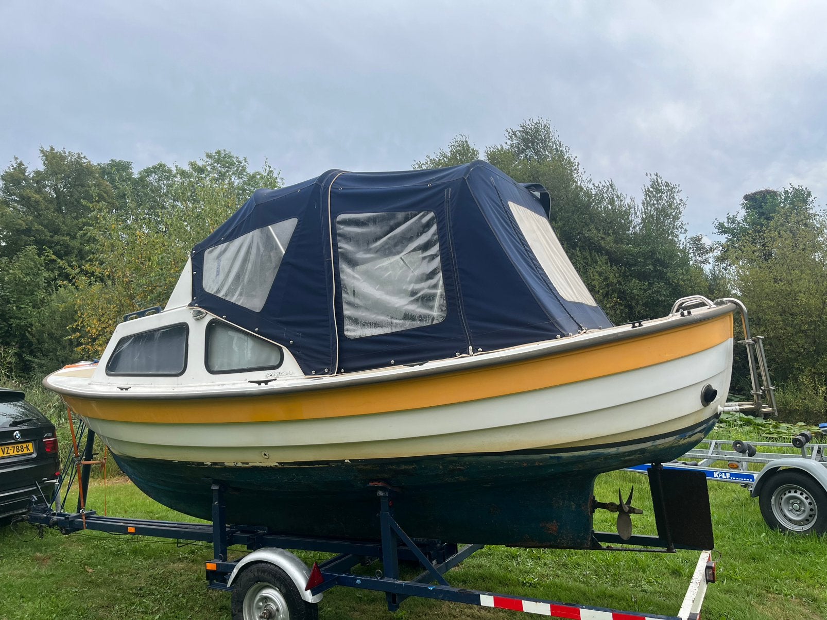 Spitsgatter Sloep schuurvondst!, Watersport en Boten, Sloepen, Binnenboordmotor, Diesel, Ophalen of Verzenden, Polyester