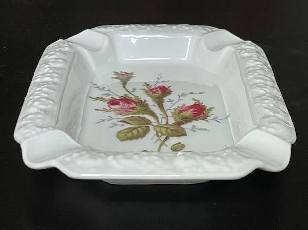 Rosenthal Maria Weiss asbak decor Moosrose ongebruikte staat, Ophalen of Verzenden