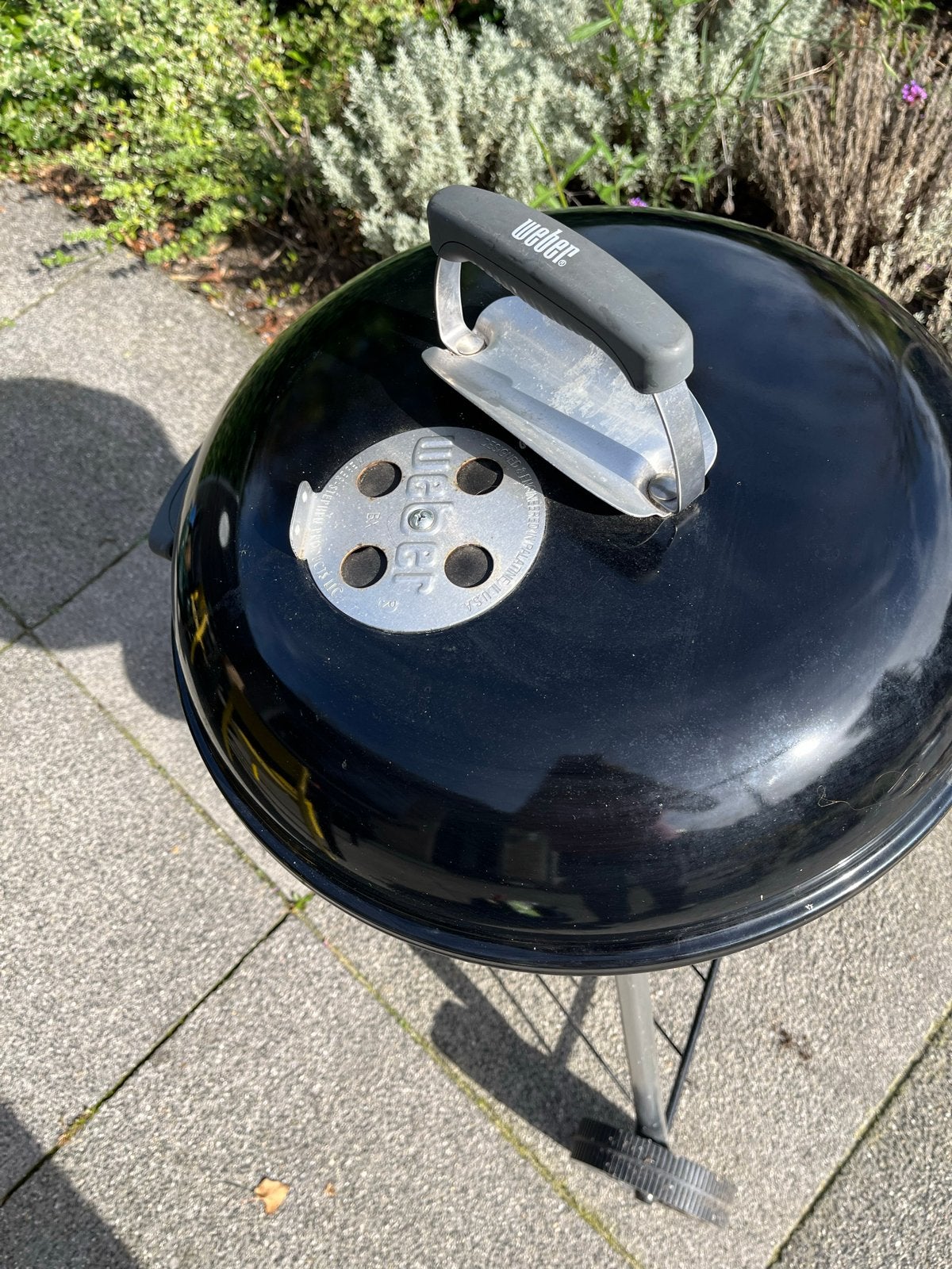 Weber BBQ 47 cm met starter, Ophalen, Gebruikt