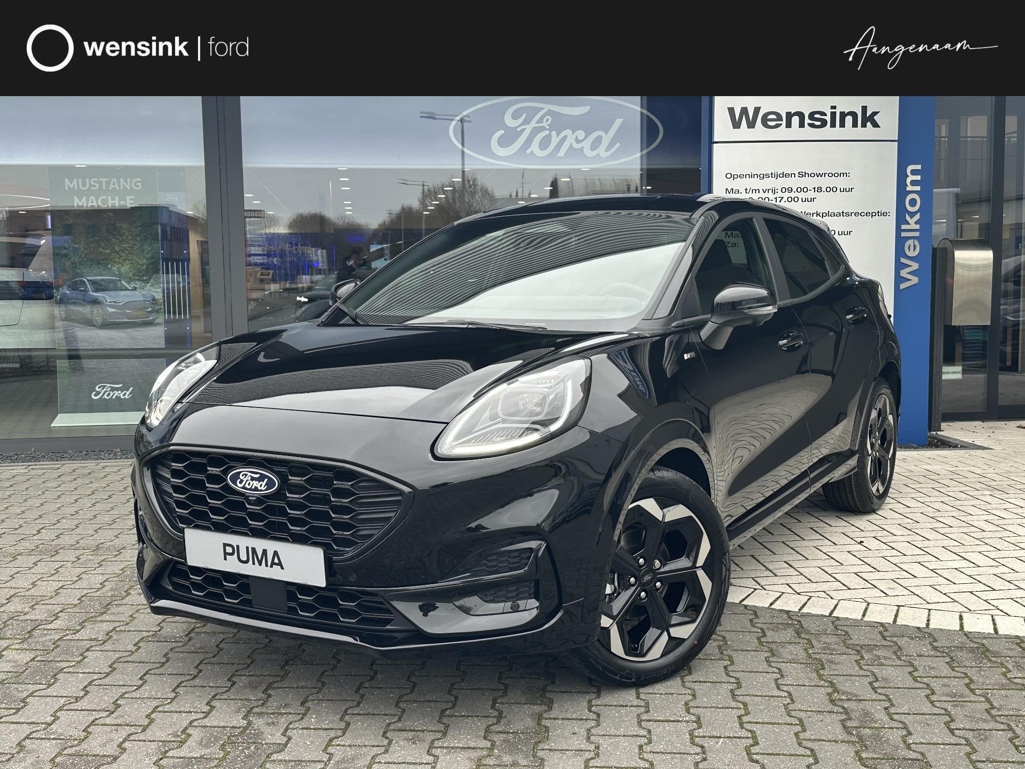 Ford Puma 1.0 EcoBoost Hybrid ST-Line X €5000,- Voordeel |, Auto's, 125 pk, Puma, Leder en Stof, Bedrijf