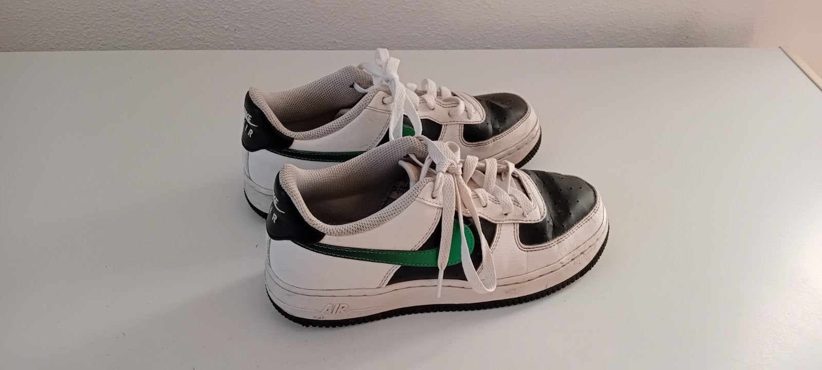 Nike Air Force 1 sneakers jongens maat 38, Ophalen, Wit, Sneakers of Gympen, Gedragen