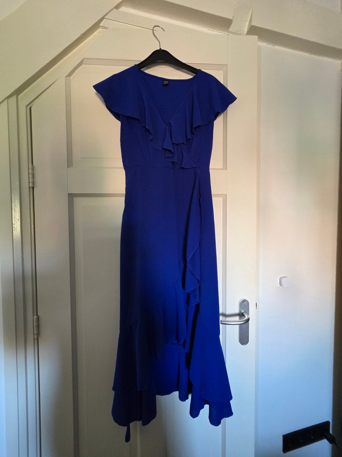 Shein jurk, Maat 38/40 (M), Blauw, Ophalen of Verzenden, Gedragen