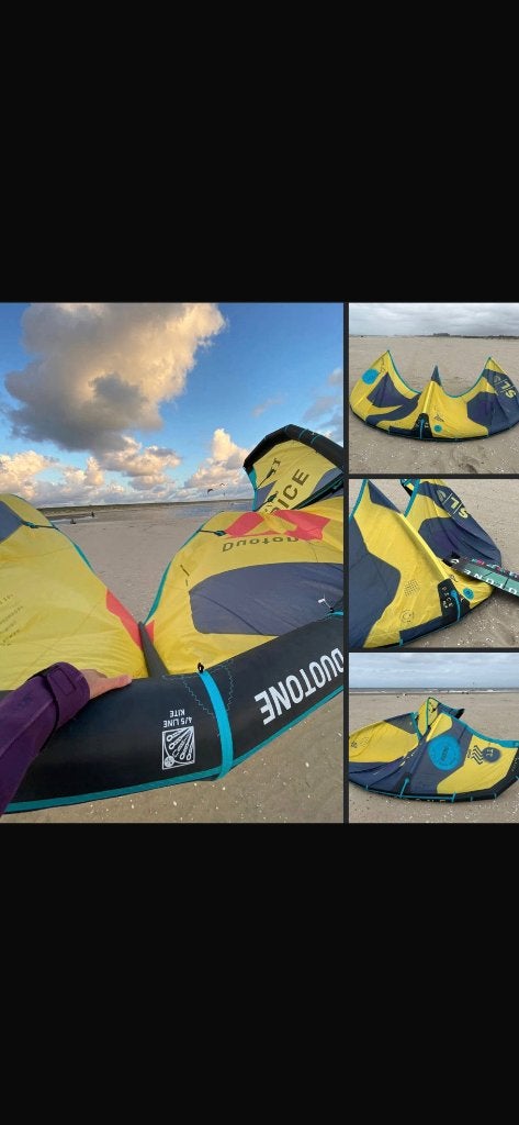 Duotone Dice SLS 11m + clickbar, Watersport en Boten, Kitesurfen, Ophalen, Kitesurf-set, Geen board, 11 m²