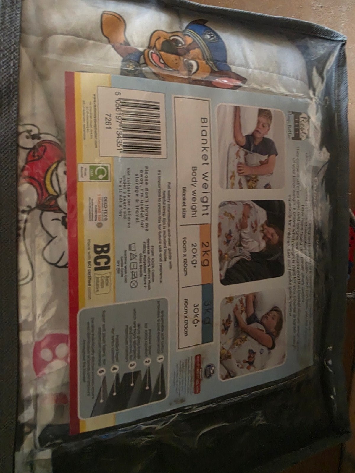 Paw Patrol Verzwaringdeken 2 kg - Comfort en Rust, Ophalen of Verzenden