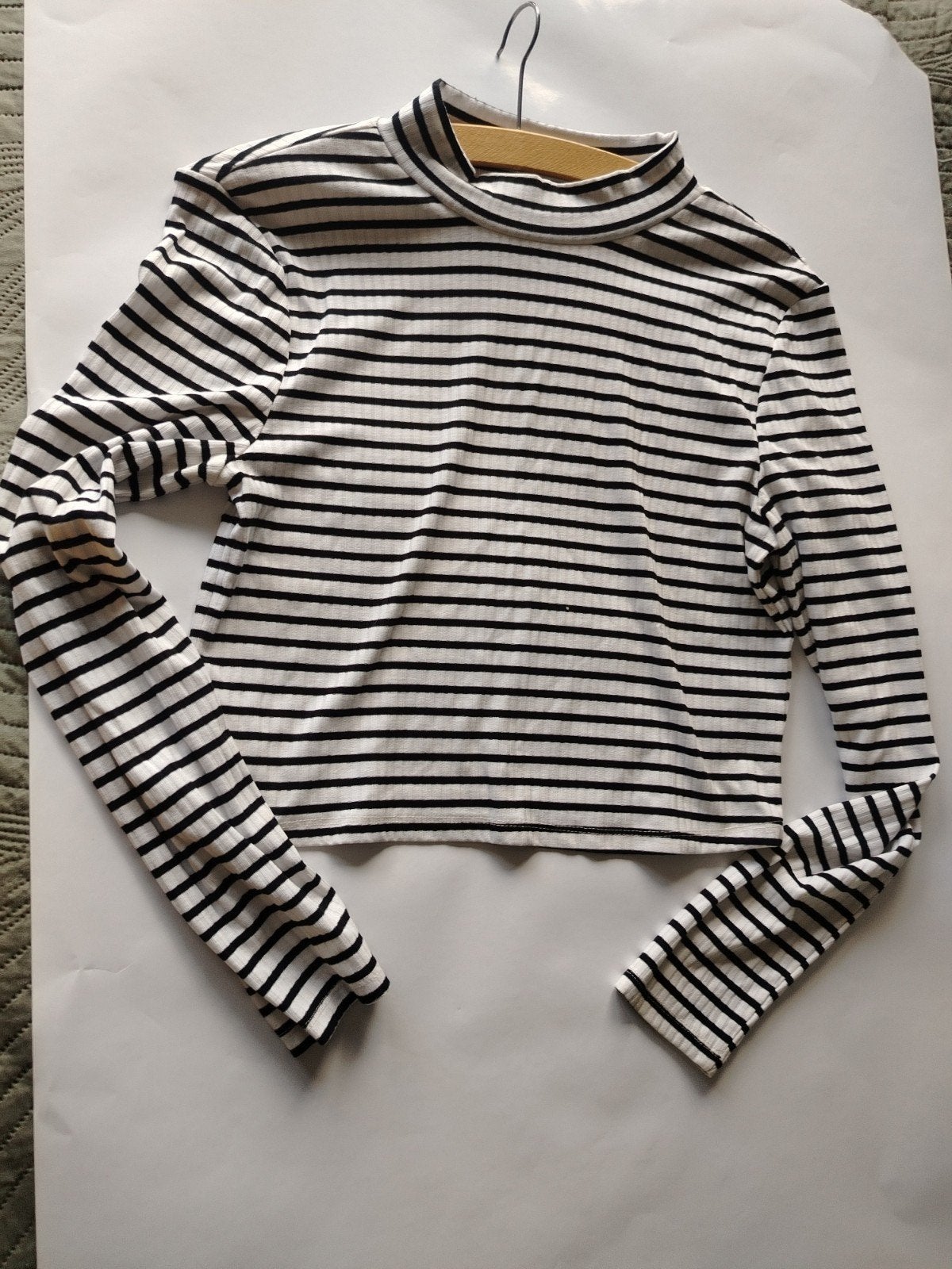 hippe stoere Gestreepte coltrui - Maat L, Primark, Zwart, Maat 42/44 (L), Ophalen of Verzenden