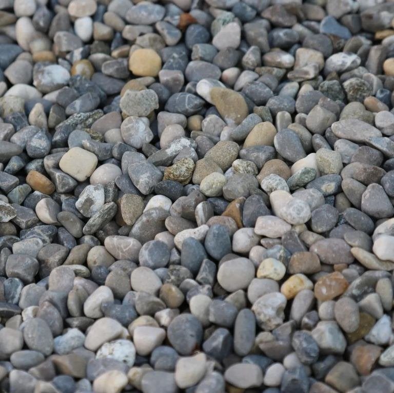 Donau Grijs Grind (Alpengrind / Perle Noir) 8–12 mm – 20 kg, Ophalen, Nieuw, Grijs, Grind