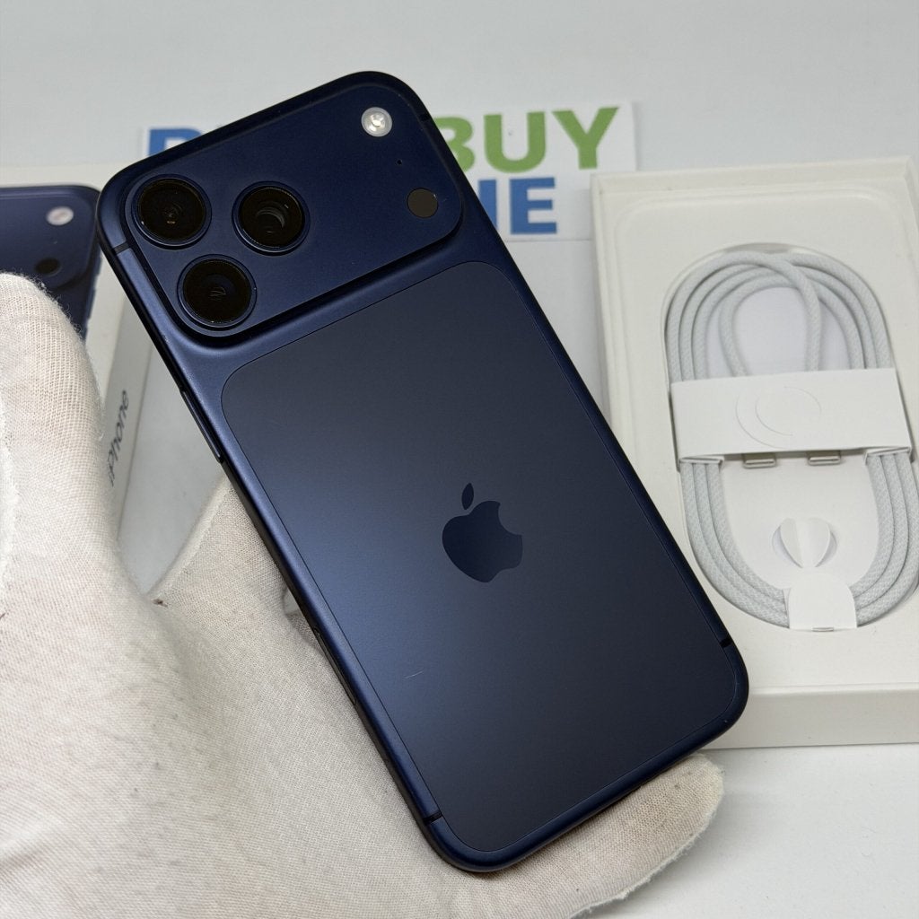 iPhone 17 Pro Max 256GB blauw /krasvrij scherm /100% batt /g, 256 GB, 99 %, Apple, Blauw