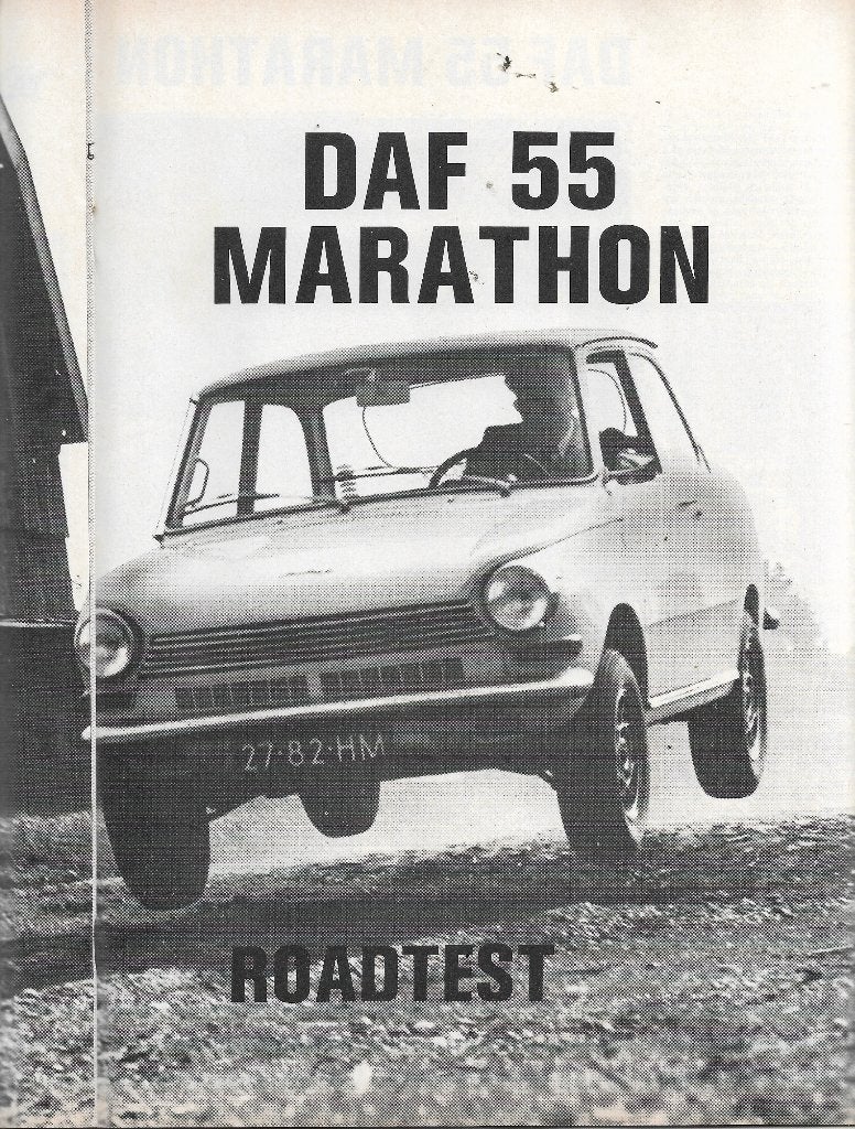 Roadtest DAF 55 Marathon, Autovisie 1969., Nieuw, Ophalen of Verzenden, Overige merken, Autovisie