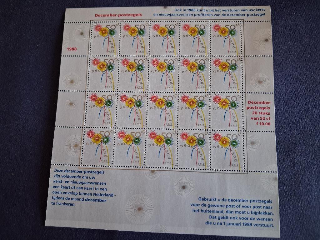 Postzegels Nederland-1988-decemberzegels-postfris, Verzenden, Postfris