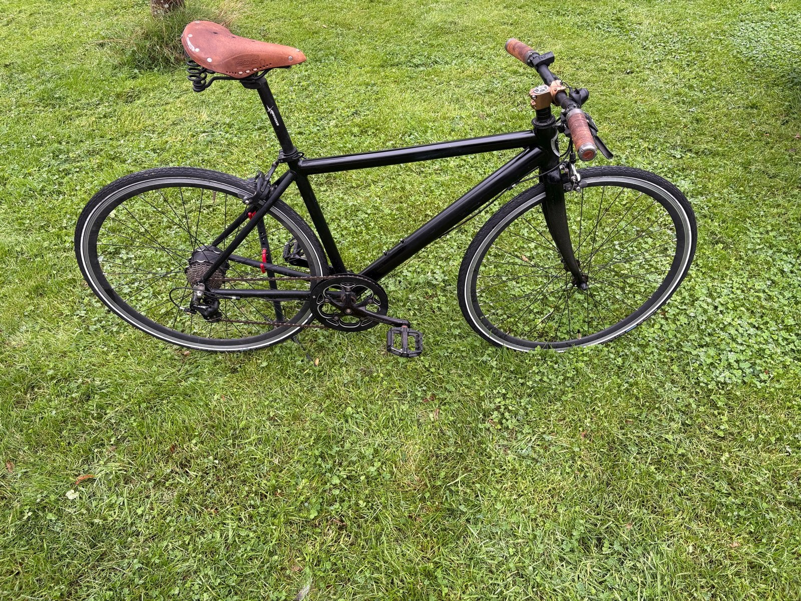 Elektrische Diamond fiets - Shimano 105, Brooks, Panasonic, Zo goed als nieuw, 51 tot 55 cm, 50 km per accu of meer, Ophalen