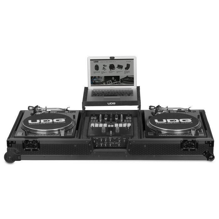 UDG Ultimate U91050BL case voor 2x turntable+mixer black, ., Nieuw, ., Flightcase