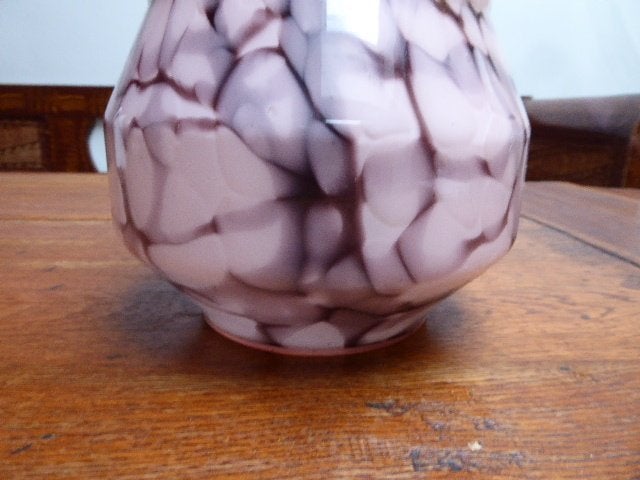 Art deco opaline vaas, Scailmont, Ophalen of Verzenden
