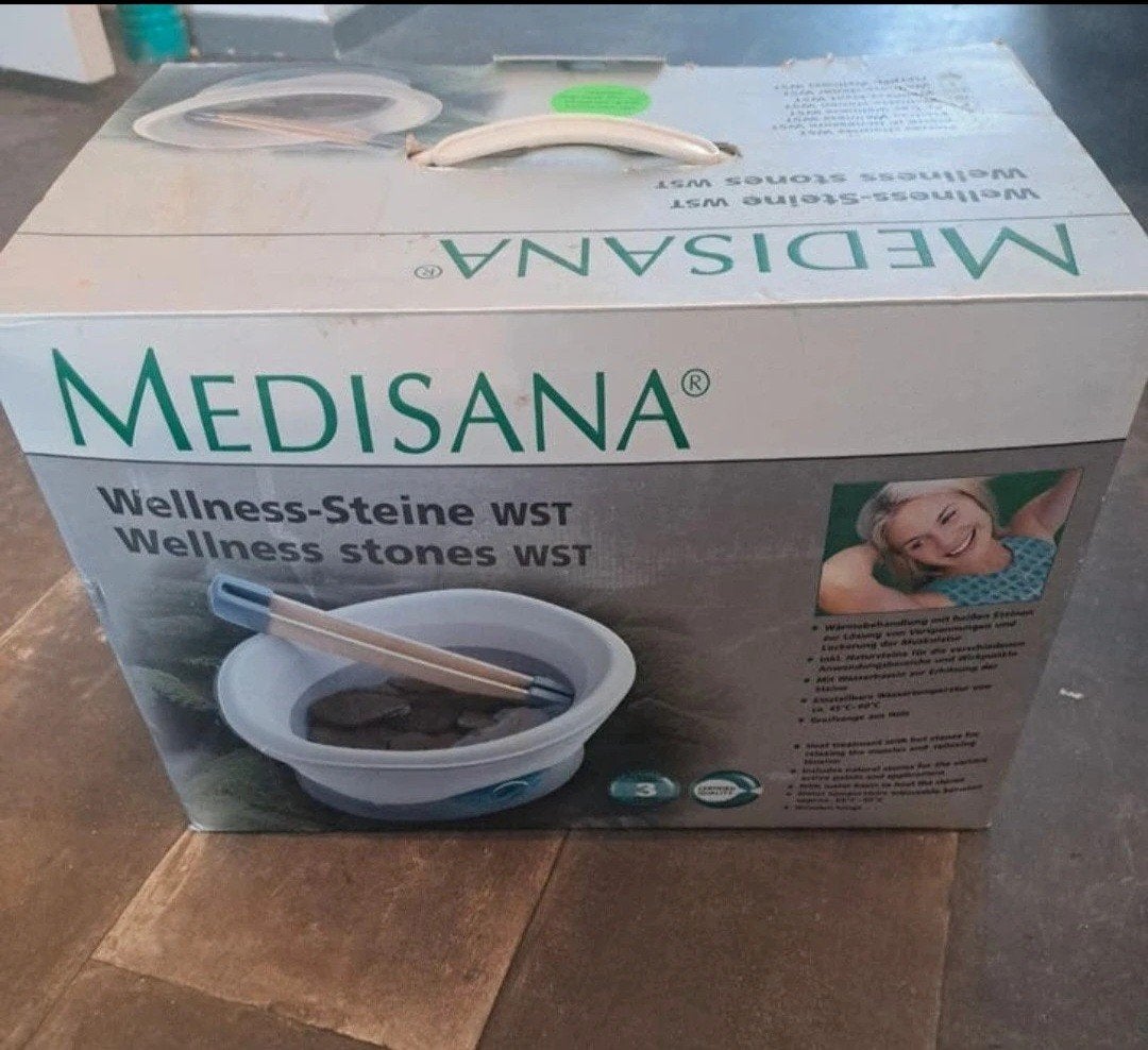 Medisana Wellness-Steine WST - Hot Stone Massage Set, Ophalen of Verzenden, Zo goed als nieuw, Lichaamsverzorging
