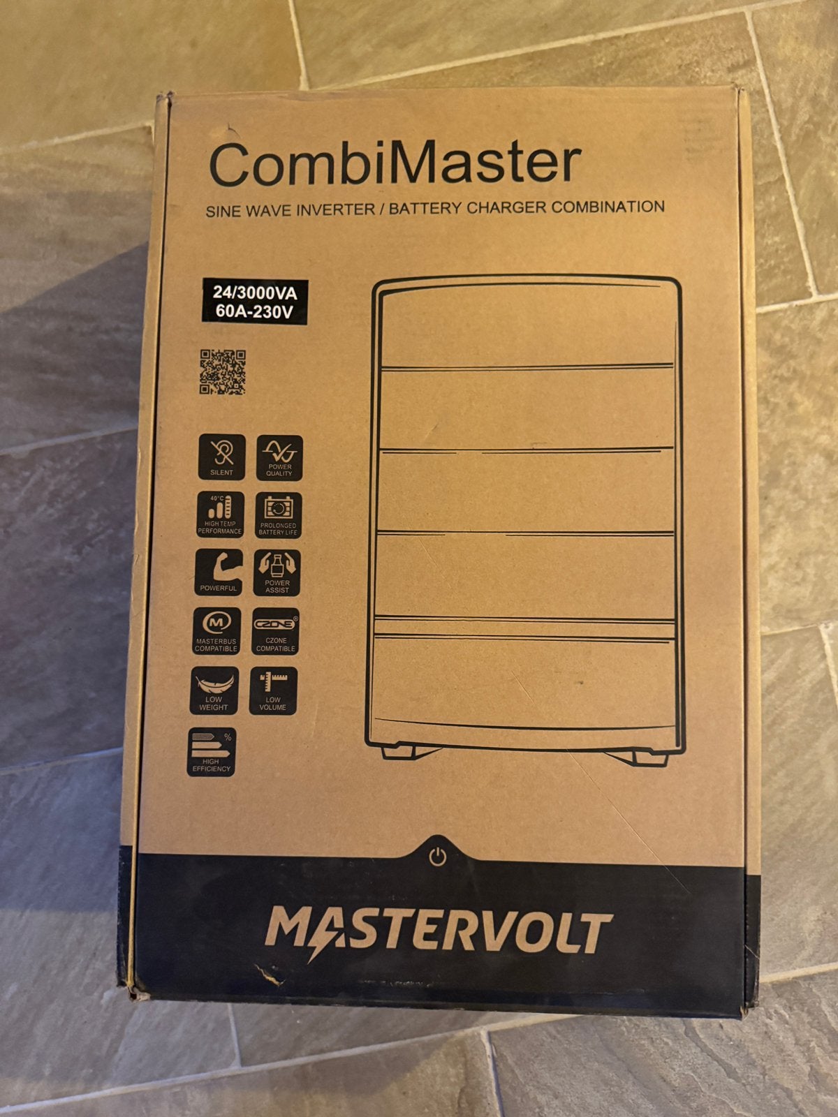 Mastervolt CombiMaster 24/3000VA 60A-230V omvormer/acculader, Ophalen of Verzenden, Nieuw
