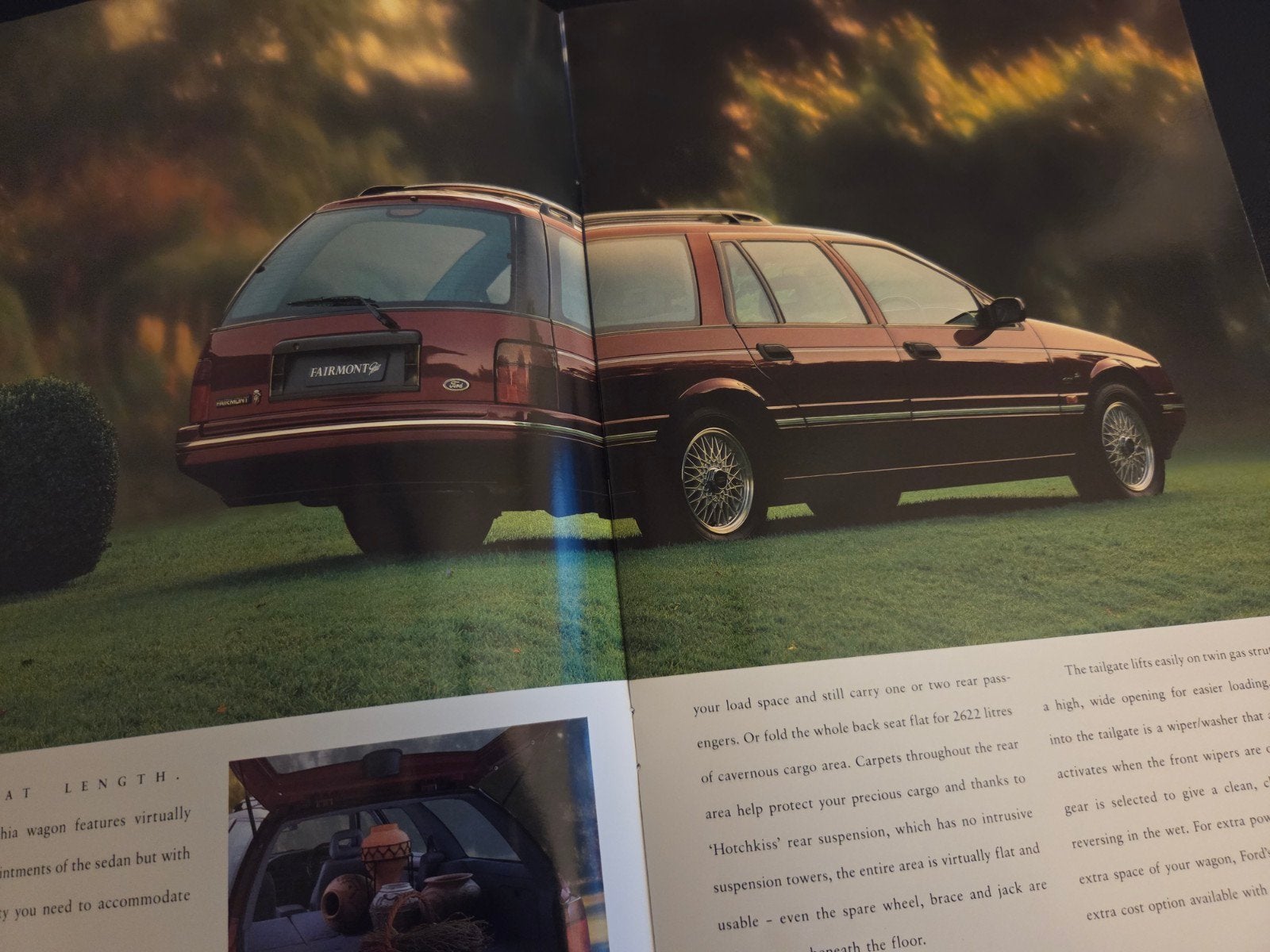 Brochure Ford Fairmont / Fairmont Ghia 1992 Australië, Ophalen of Verzenden, Zo goed als nieuw, Ford