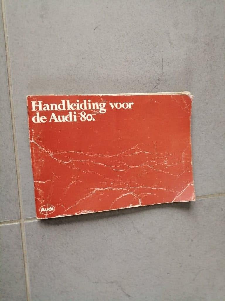 Gebruikershandleiding voor AUDI 80 type B2  1978/1984, Auto diversen, Ophalen of Verzenden