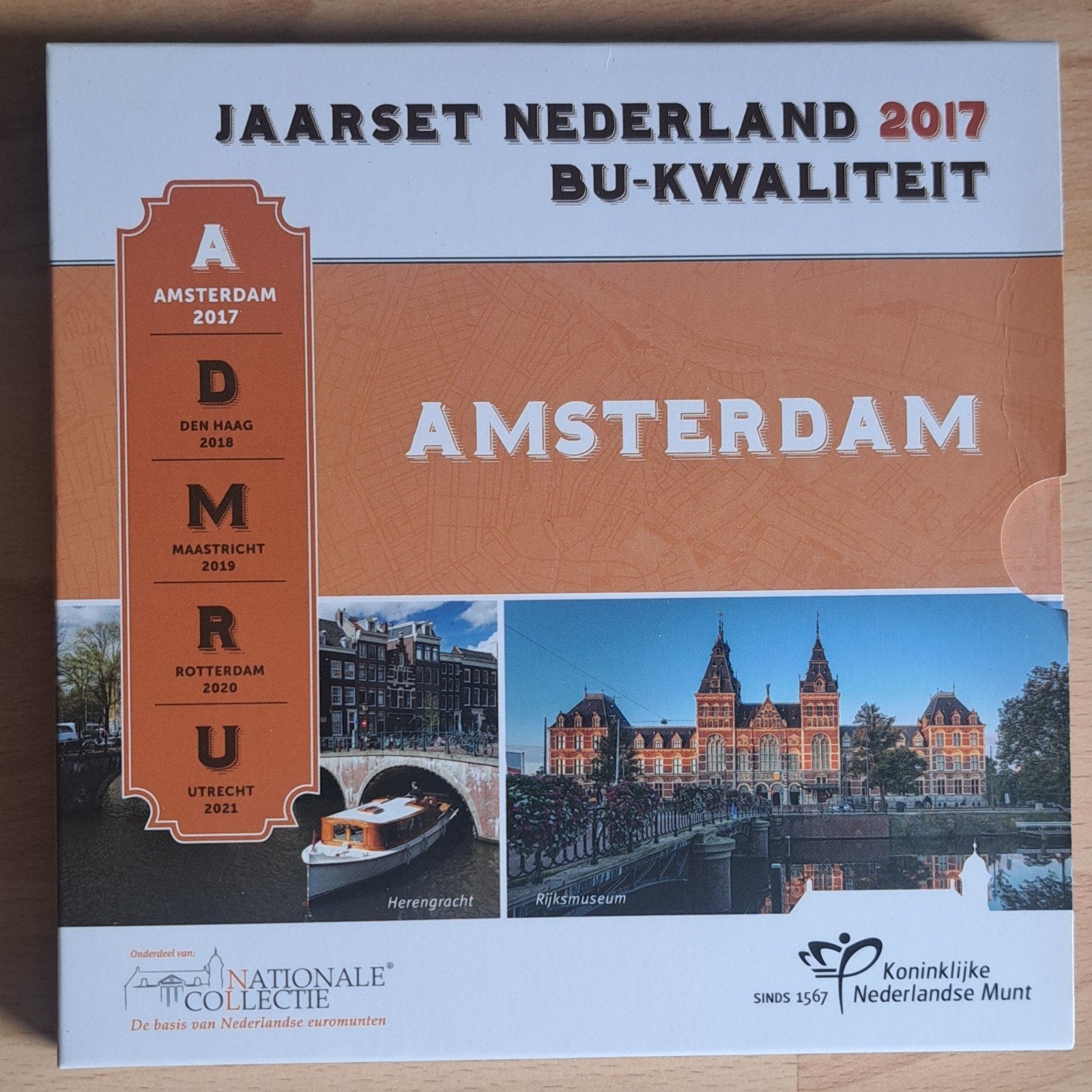 Amsterdam euromuntset 2017, Postzegels en Munten, Ophalen of Verzenden, Overige landen, Overige waardes