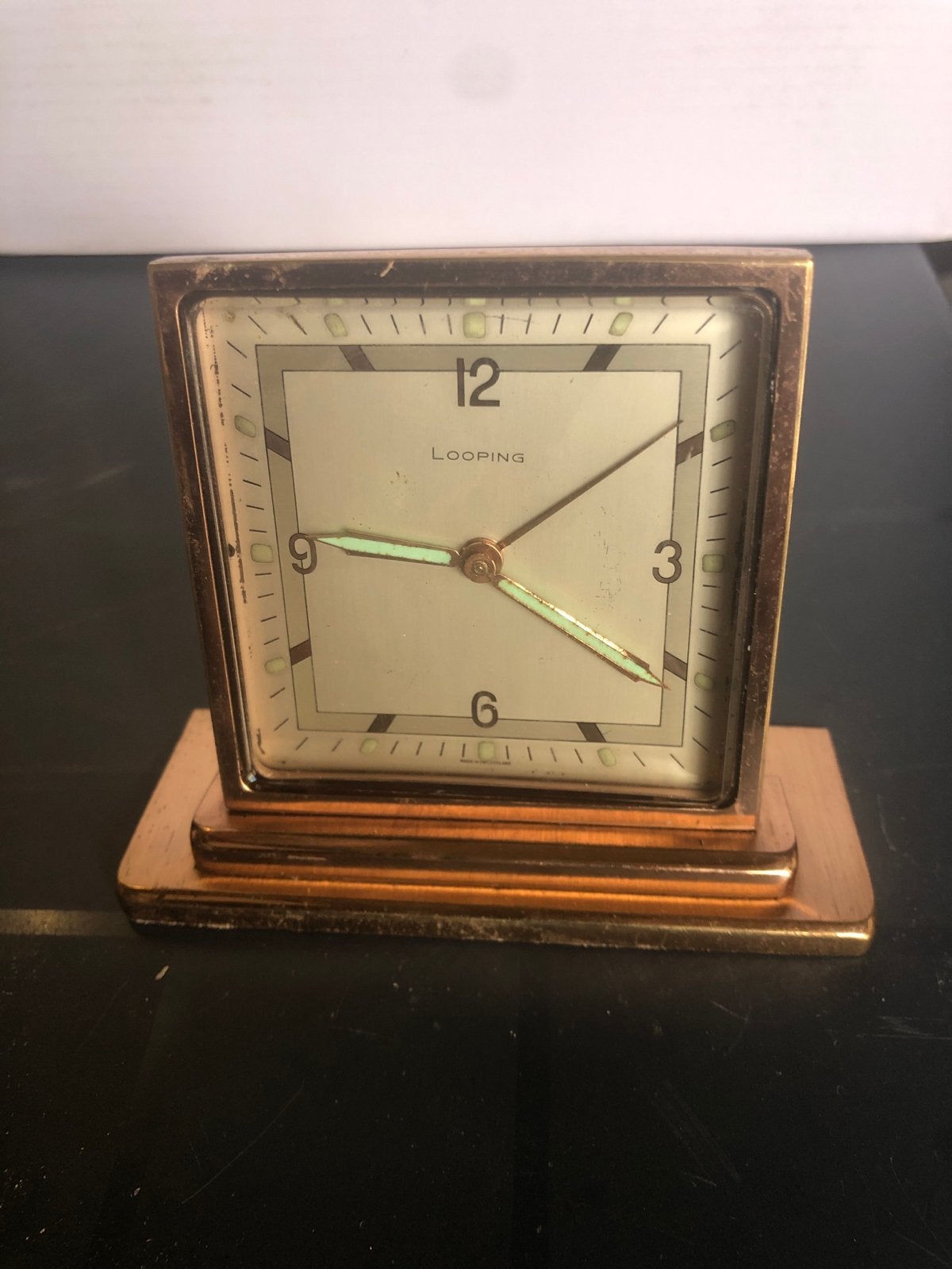 Vintage Looping wekker in redelijke gebruikte staat, Ophalen of Verzenden