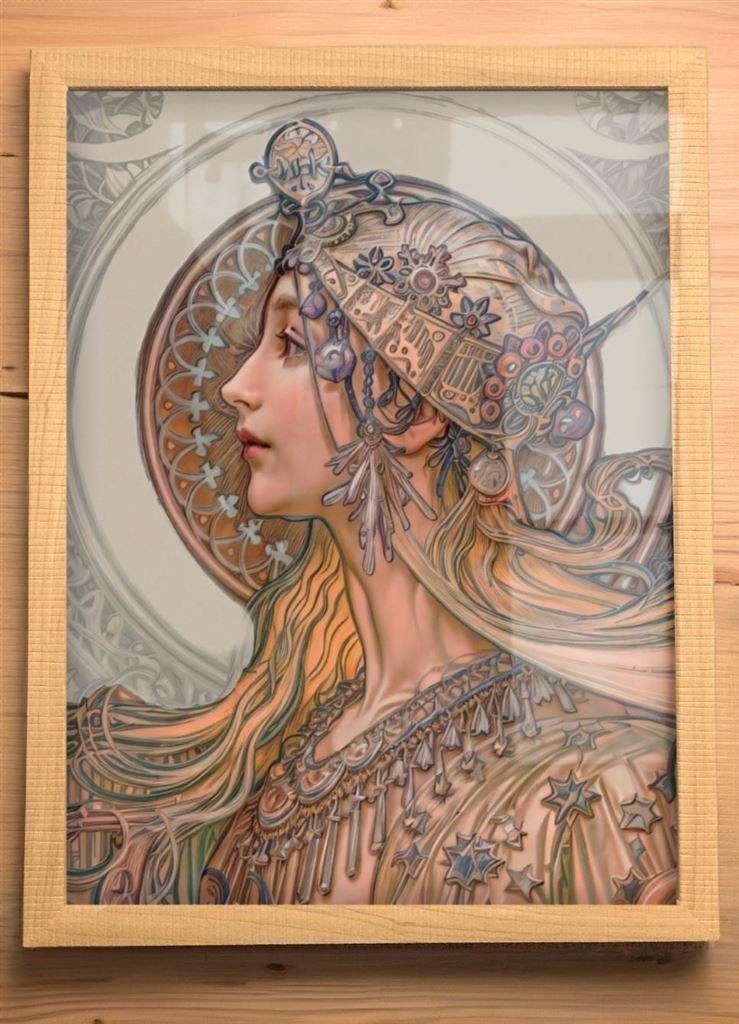 [Poster in Frame] Alphonse Mucha Zodiac 1900