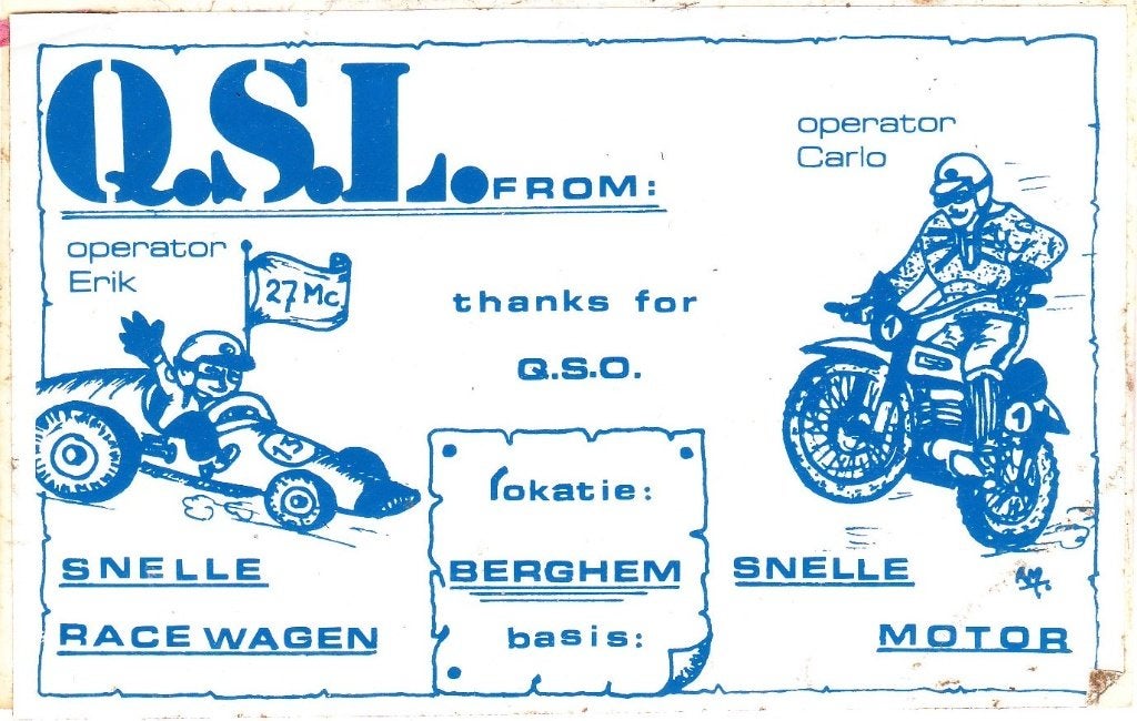 Berghem QSL sticker, Verzamelen, Ophalen of Verzenden, Zo goed als nieuw, Overige typen