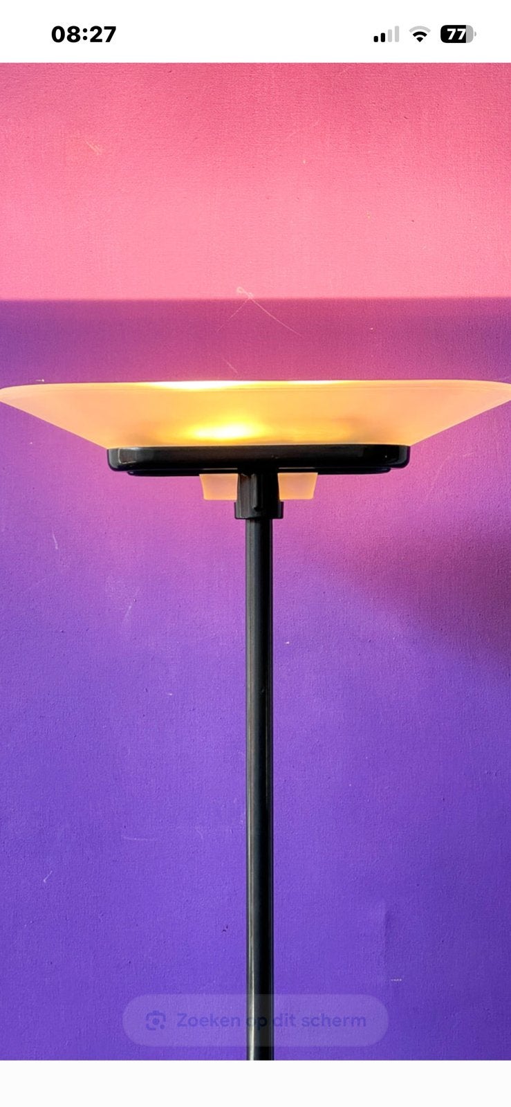 ARTELUCE/. SMC BOXFORD. —  DESIGN VLOERLAMP., Ophalen, Zo goed als nieuw, Metaal, 150 tot 200 cm