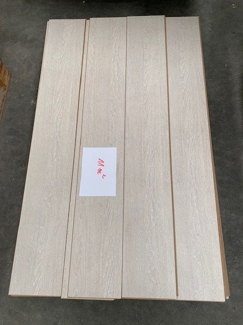 11m2 klik laminaat, Doe-het-zelf en Verbouw, Ophalen, 50 tot 150 cm, Zo goed als nieuw, 10 m² of meer