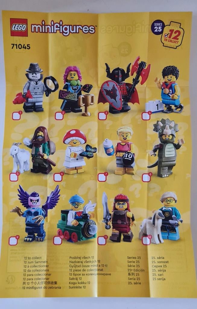 Lego 71045 Minifigures Serie 25, Lego, Nieuw, Ophalen of Verzenden, Minifiguren serie