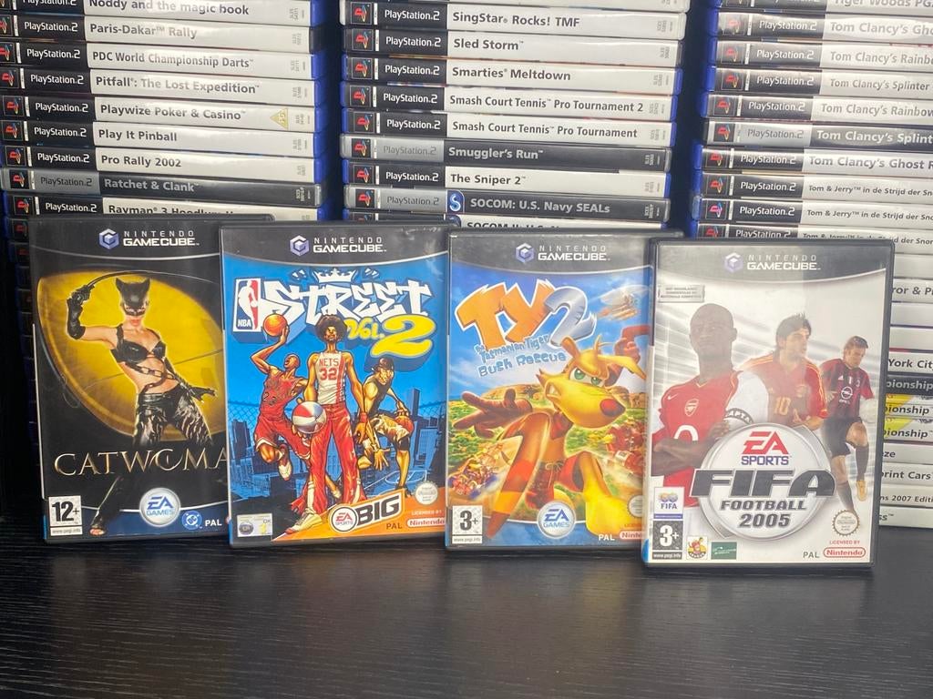 Nintendo GameCube Collectie - TimeSplitters TY 2 NBA Street, Spelcomputers en Games, Games | Nintendo GameCube, Vanaf 18 jaar