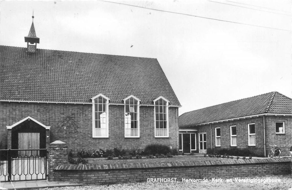 378-388-005 Grafhorst  Hervormde Kerk, Verzamelen, Verzenden, Voor 1920, Overijssel