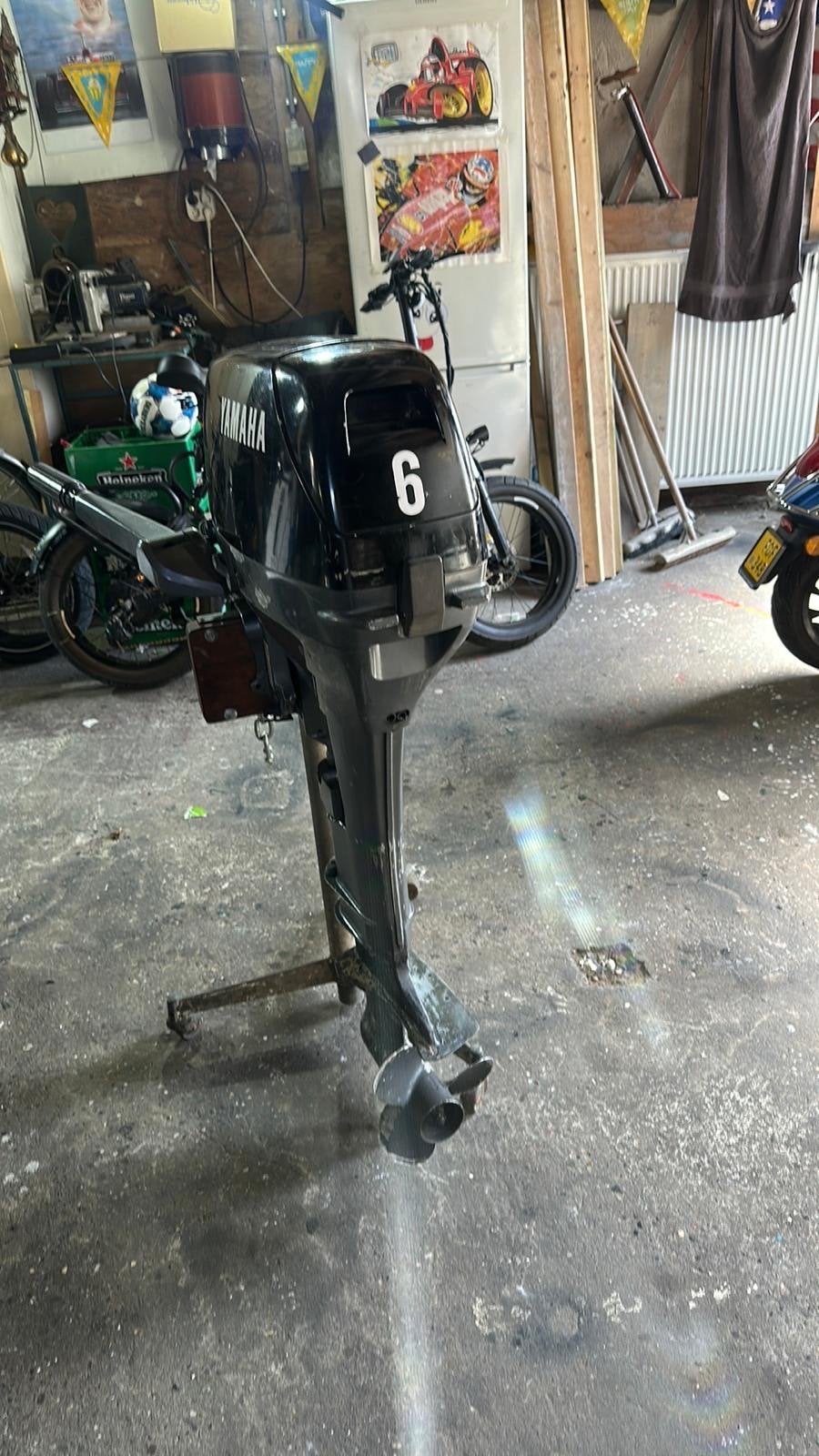 15 pk langstaart buitenboordmotor, Ophalen, Gebruikt, Motor en Techniek, Motorboot