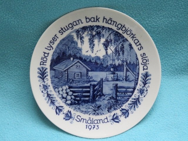 Zeldzaam wandbord Småland 1973 Seltmann Weiden in doos, Ophalen of Verzenden