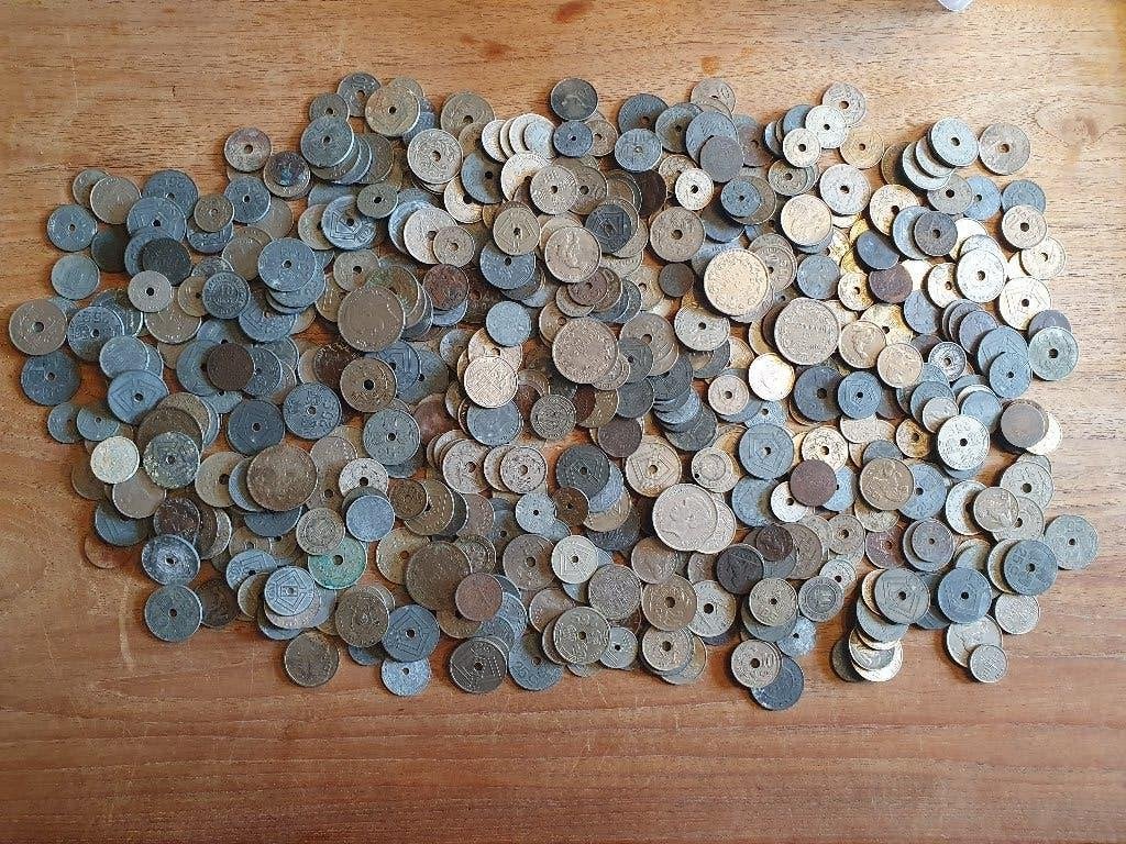 ruim 2.9 kg belgische munten van 1945 en ervoor!, Ophalen of Verzenden