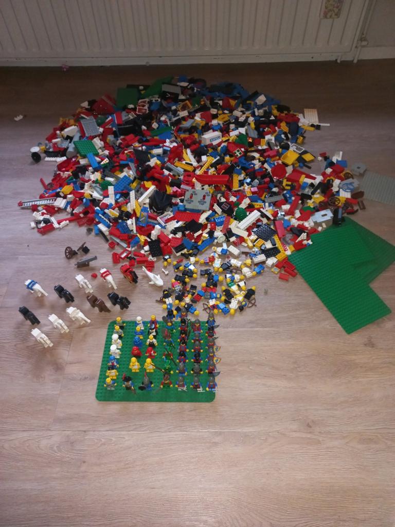 Partij lego jaren 90!!, Gebruikt, Lego, Losse stenen, Meerdere sets