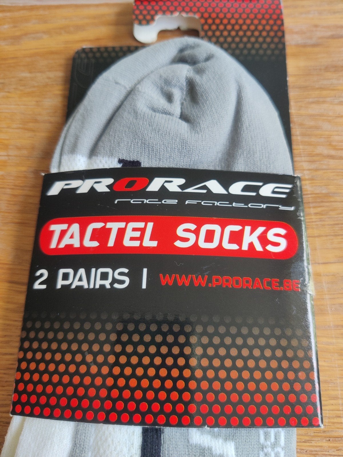 Prorace Tactel Sokken - 2 paar maat 39-42, Kleding | Heren, Sokken en Kousen, Prorace, Wit, Nieuw, Overige maten