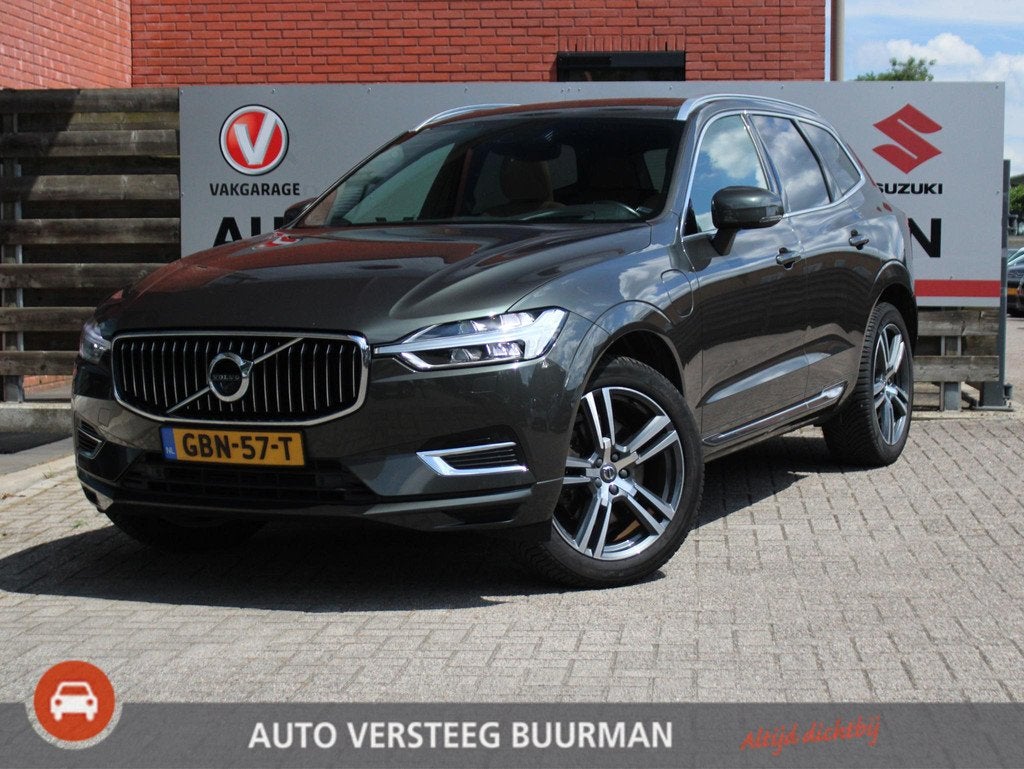 Volvo XC60 2.0 Recharge T8 AWD R-Design Panoramisch schuif/k, Auto's, Volvo, Gebruikt, Euro 6, 4 cilinders, Leder en Stof