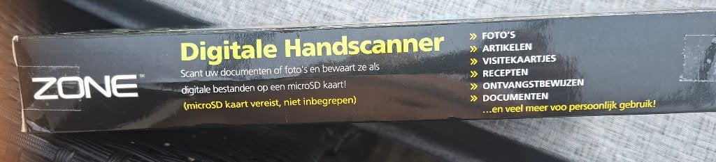 Digitale handscanner, Ophalen of Verzenden, Nieuw, Fotoscanner