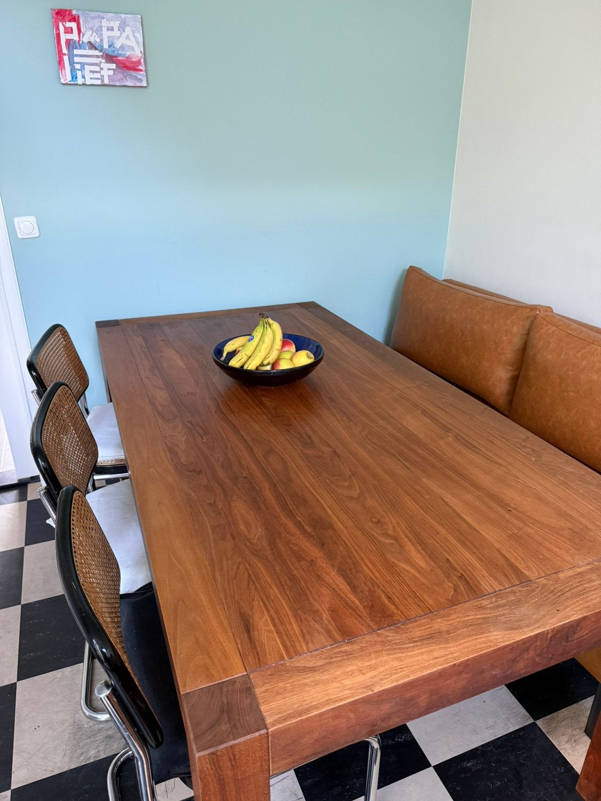 Design tafel, Bert Plantagie, 2 meter lang en 1 meter breed, Ophalen, Gebruikt, 200 cm of meer, 50 tot 100 cm