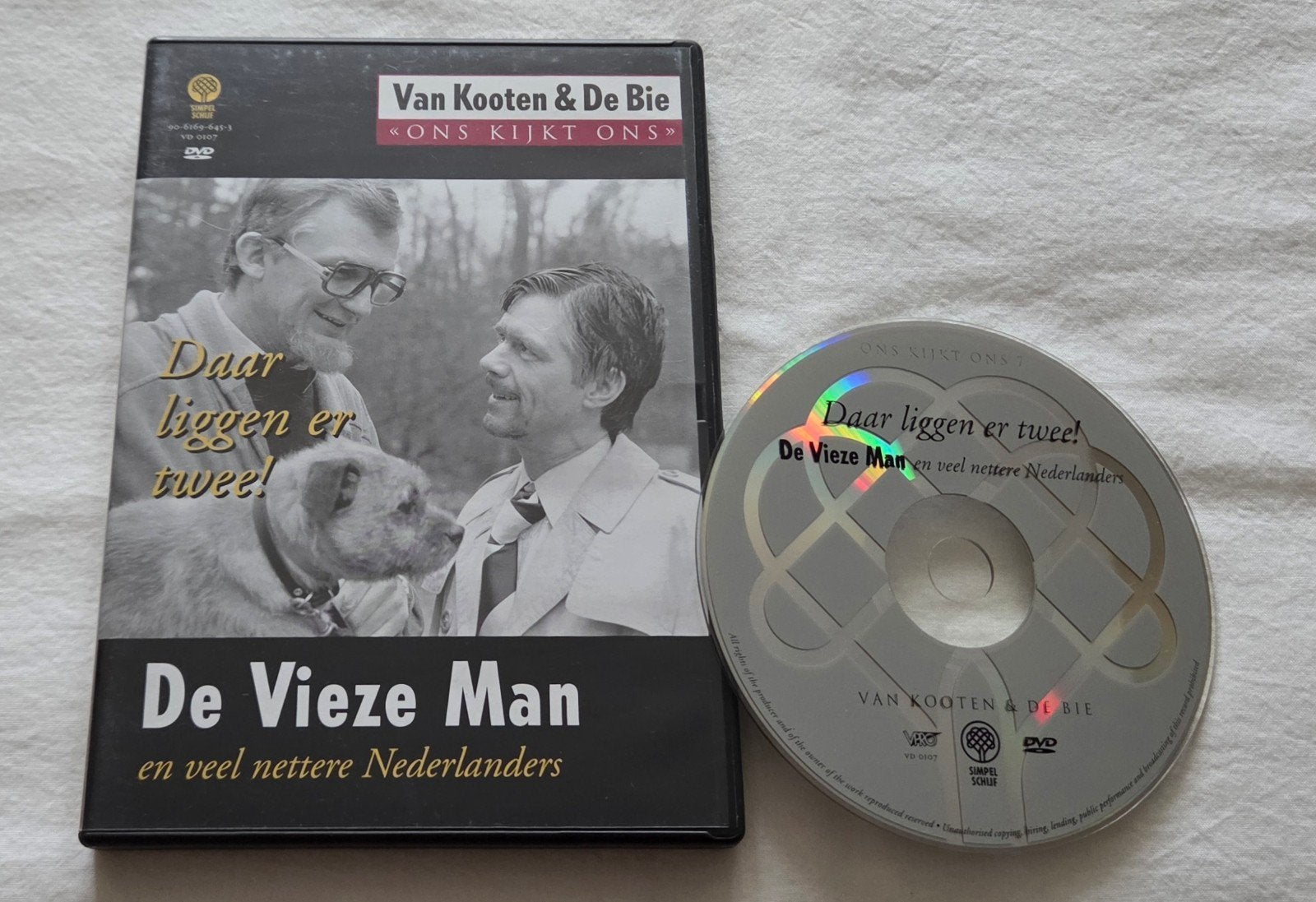 Van Kooten & De Bie De Vieze Man Dvd Cabaret & Sketches, Alle leeftijden, Ophalen of Verzenden, Zo goed als nieuw, Stand-up of Theatershow