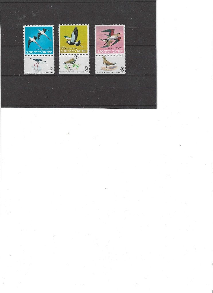 Mi 652-654 Vogels. Israël. Postfris, Ophalen of Verzenden, Postfris, Dier of Natuur