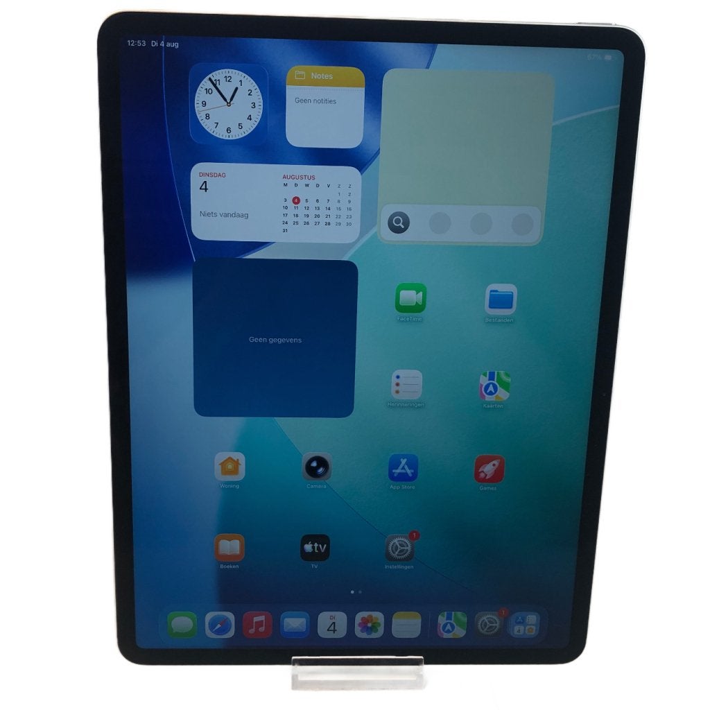 Apple iPad Air 13 Inch 256GB Zilver| M2 | Wifi + Cellular, Computers en Software, Apple iPads, Apple, Zo goed als nieuw, Support@apple.com