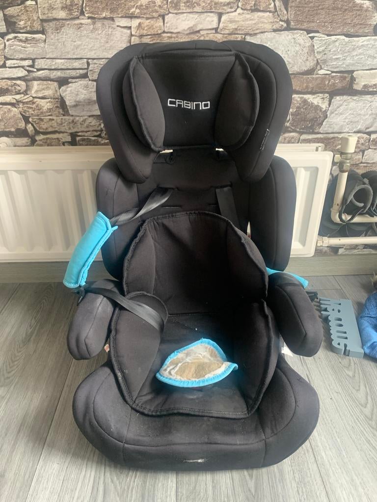 Cabino Autostoel - Zwart, Kinderen en Baby's, Autostoeltjes, Zijbescherming, 9 t/m 36 kg, Ophalen, Overige merken