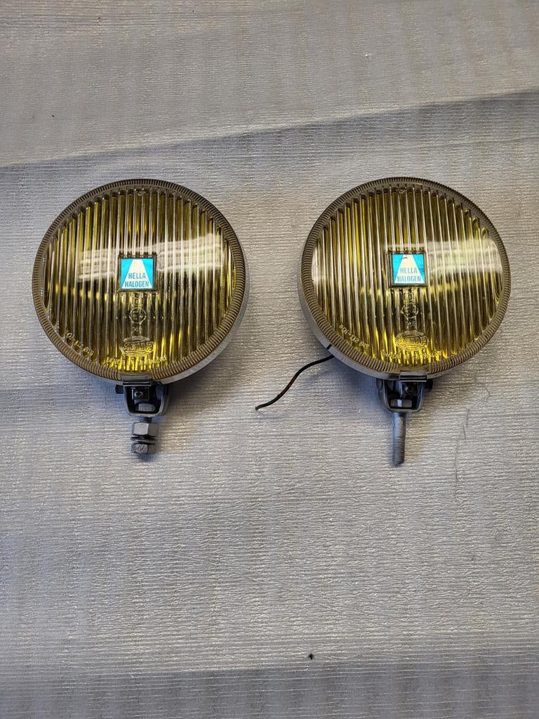 Hella Halogeen Verstralers Geel Glas - Klassieke Auto, Ophalen of Verzenden, Gebruikt, Universele onderdelen