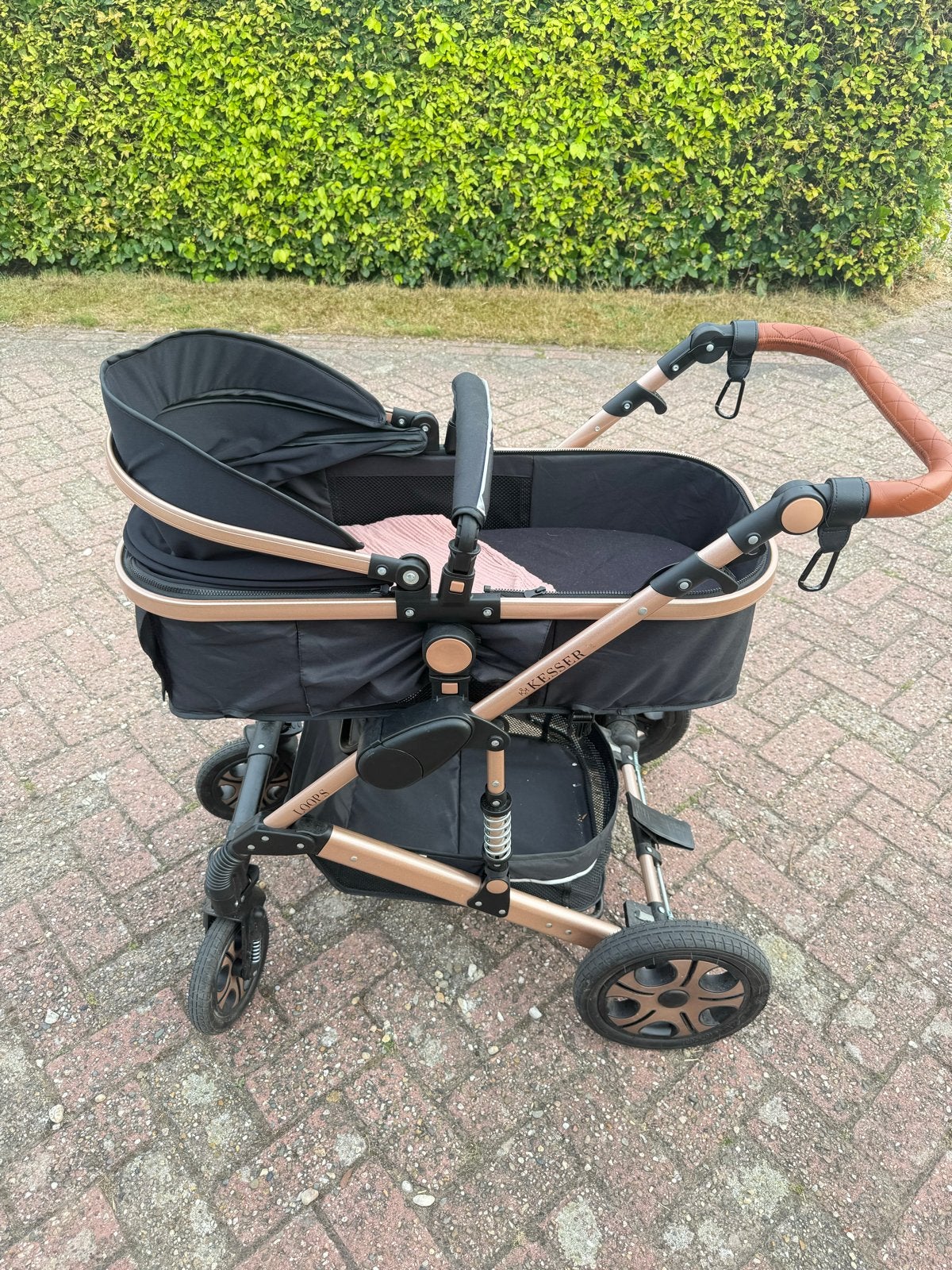 Kinderwagen 3-in-1 met Maxi-Cosi, reiswieg en luiertas, Kinderen en Baby's, Kinderwagens en Combinaties, Gebruikt, Combiwagen