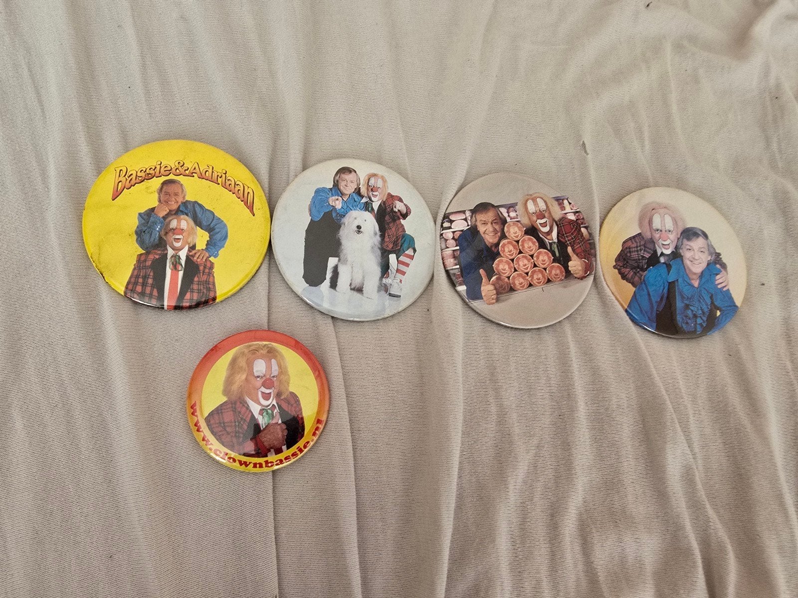 Bassie en adriaan buttons, Verzamelen, Ophalen of Verzenden, Overige typen