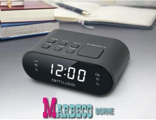 Wekkerradio, Klokradio, FM radio, Wekker, Digitale klok, Digitaal, Muse, Nieuw, Info@marbeco.nl